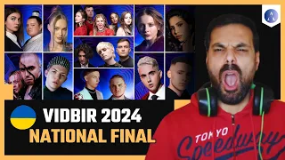 Ukraine National Final 🇺🇦 Vidbir | Eurovision 2024 - REACTION & My Favorites!