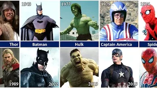 Evolution of Superhero Films - Then & Now #comparison @Datacomparison101