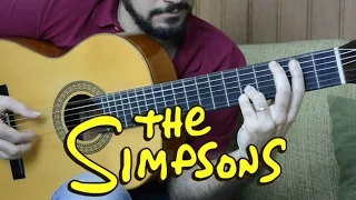 The Simpsons theme - Fingerstyle Guitar (Marcos Kaiser)