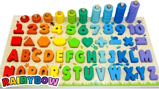 Best ABC, Numbers, Counting, Shapes Learning Activity Puzzle