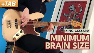 MINIMUM BRAIN SIZE - King Gizzard & The Lizard Wizard | Bass Cover with Play Along Tabs