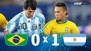 Brasil 0 x 1 Argentina (Neymar x Messi) ● 2010 Friendly Extended Goals & Highlights HD