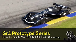 Gran Turismo 7 - How To Get Gold in the Gr.1 Prototype Series at Michelin Raceway Road Atlanta.