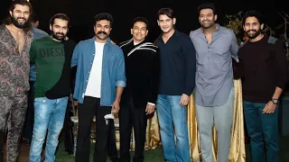 prabhas ram charan in dilraju birthday celebrations ll party mood  prabhas ramcharan dilraj