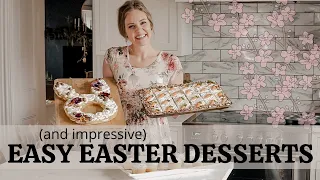 Easy Dessert Ideas for Easter 2022/ Bunny Cream Tart Recipe/ Carrot Cake Recipe/ Surprise Cupcakes