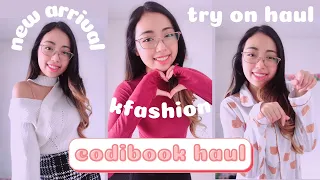 first impression of codibook ft. kfashion, kbeauty | codibook haul