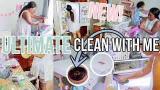 ULTIMATE CLEAN WITH ME 2020! ALL DAY SPEED CLEANING MOTIVATION | WORKING MOM HOUSE CLEANING ROUTINE