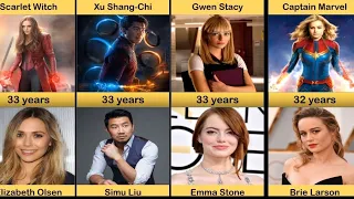 Marvel Actors Oldest To Youngest Comparison