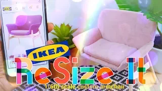 Re-Size It: How to Make - miniature Ikea Chair 1:6th Scale | Sewing Craft