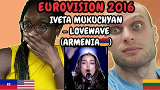 REACTION TO Iveta Mukuchyan - LoveWave (Armenia 🇦🇲 Eurovision 2016)| FIRST TIME LISTENING TO IVETA