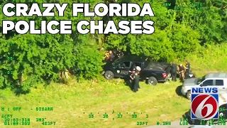 Outrageous Florida police chases caught on video