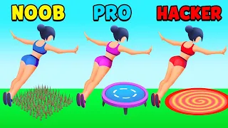 NOOB vs PRO vs HACKER - Flip Jump Stack