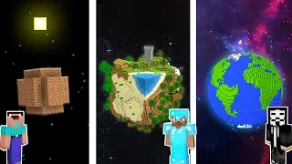 Minecraft PLANET EARTH CHALLENGE 🌎🌍🌏 / Noob vs Pro vs Hacker in Minecraft