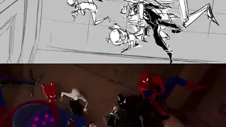 Spider-man Into The Spider-Verse 2d animation