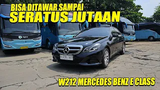 MERCEDES BENZ E CLASS W 212 EX SILVERBIRD ADA YANG KILOMETERNYA GAK GONDRONG