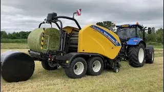 New Holland RB125 Combi Baler- Out on Demo with Mike Quilter