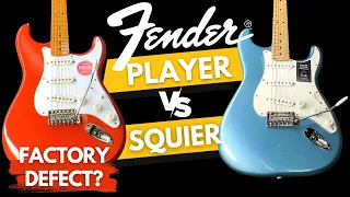 Fender Player Strat BETTER than Squier? HIDDEN DEFECTS