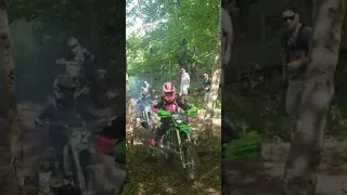 Raw Creek Jump Bypass, youth first lap 2022 AWRCS rd 6 Powerline Park