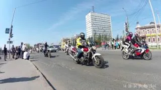 Открытие мотосезона Архангельск  24 мая 2014