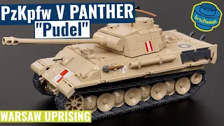 Warsaw Uprising Panther V "Pudel" with MG Fix - COBI 2568 (Speed Build Review)