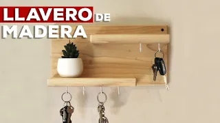 Llavero de madera - Proyecto fácil para principiantes