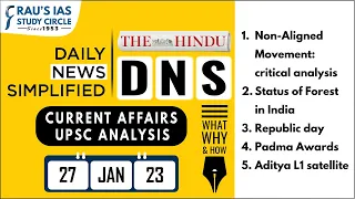 The Hindu Analysis | 27 January, 2023 | Daily Current Affairs | UPSC CSE 2023 | DNS