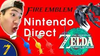 Nintendo Direct 09.13.2022 REACTION! [ZELDA TEARS OF THE KINGDOM, PIKMIN 4, FIRE EMBLEM ENGAGE]