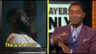LeBron James Says He's THE G.O.A.T- Isaiah says "Timeout"
