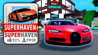 I CREATED A BROOKHAVEN FOR SUPERCARS!