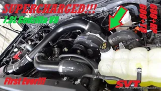 FIRST EVER!!! Supercharged 7.3L Godzilla V8 | Dyno Tuning and Road Test