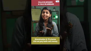 calls in arrears and calls in advance, Calls in Arrears and Calls in Advance | Issue of Shares