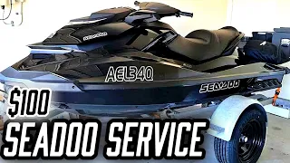 how to PROPERLY service your SEADOO for $100