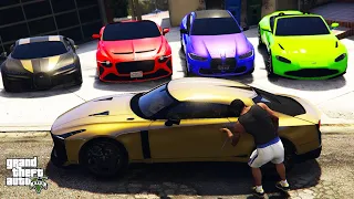 GTA 5 - Stealing Luxury Cars 2021 with Franklin! (Real Life Cars #39)