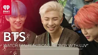 BTS React To Fans Watching "Boy With Luv"  Music Video For The First Time!