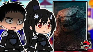 Kaiju no. 8 react to Godzilla as new Kaiju | Gacha React | KAIJU NUMBER 8