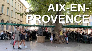 AIX-EN-PROVENCE Walking Tour [4K]