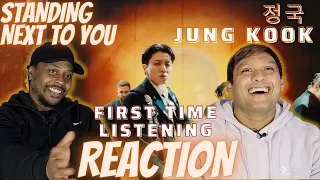 HE'S MAKING US LIKE K-POP! 정국 JUNG KOOK (BTS) Standing Next to You REACTION - Drink and Toke