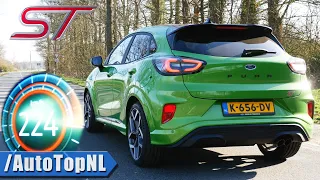 FORD PUMA ST 200HP ACCELERATION TOP SPEED & SOUND by AutoTopNL