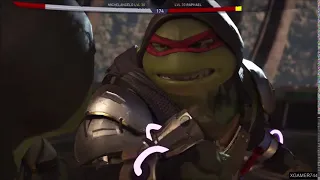 Injustice 2  Michelangelo Vs Raphael Clashes Quotes