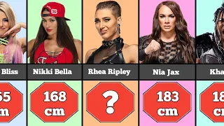 WWE women's height comparison 2023 | WWE wrestlers hight comparison |