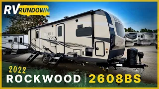 RV Rundown | 2022 Forest River Rockwood 2608BS Luxury Couples Travel Trailer Camper at Southern RV
