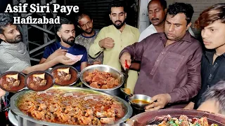 People Are Crazy 🤔 3:00 AM For Asif Paye and Chaney Breakfast in Hafizabad | Best Street Food PAK