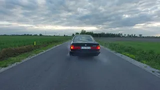 E34 535i Small Burnout