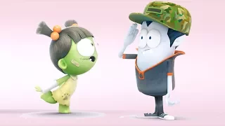 Funny Animated Cartoon | Spookiz Lieutenant Kebi Dress Up  스푸키즈 Cartoon For Children
