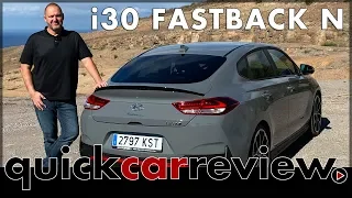 2019 Hyundai i30 Fastback N Performance Test drive with 275 hp driving pleasure | Review | English