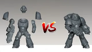 SUBASSEMBLY vs FULL BUILT warhammer miniatures