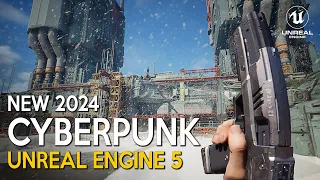 TOP 15 MOST BRUTAL Cyberpunk Action Games in Unreal Engine 5 coming in 2024 and 2025