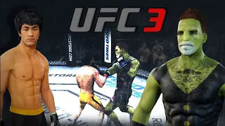 Bruce Lee vs. Fish - Man (EA sports UFC 3)