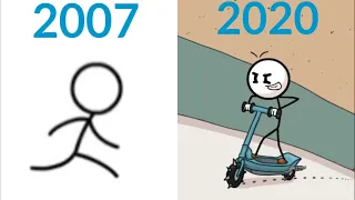 Evolution Of Henry Stickmin Games 2007-2020