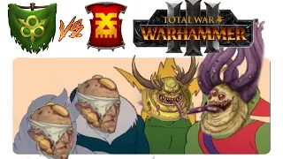 The Nurgle GOON SQUAD | Khorne vs Nurgle - Total War Warhammer 3 Multiplayer